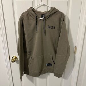BKLYN Athletics: Olive Green Hoodie